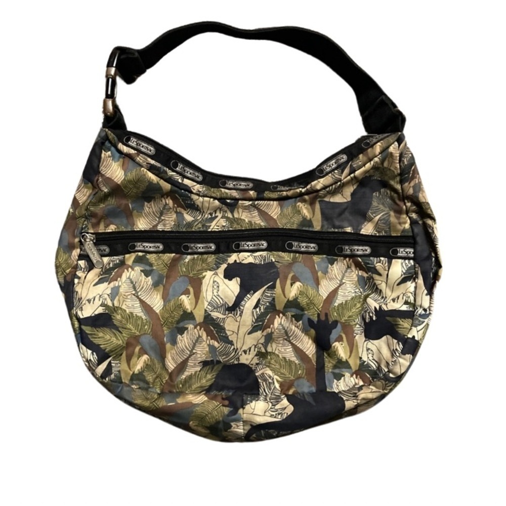 LESPORTSAC Nylon “Jungle Book” Print Shoulder Bag